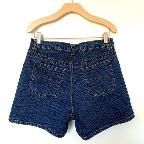 Faded Glory Blue Stretch Shorts - Picture 2 of 6